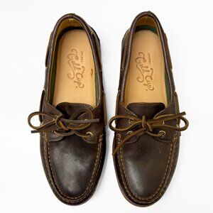 Men's Sperry Top Sider 2 Eye Gold Cup Collection Boat Shoes Size 8.5 M Brown